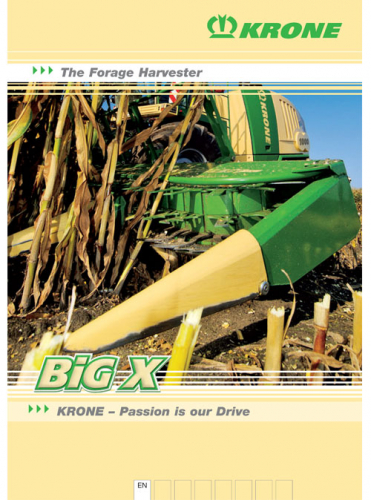 KRONE Big-X500-650-800-1000 product manual