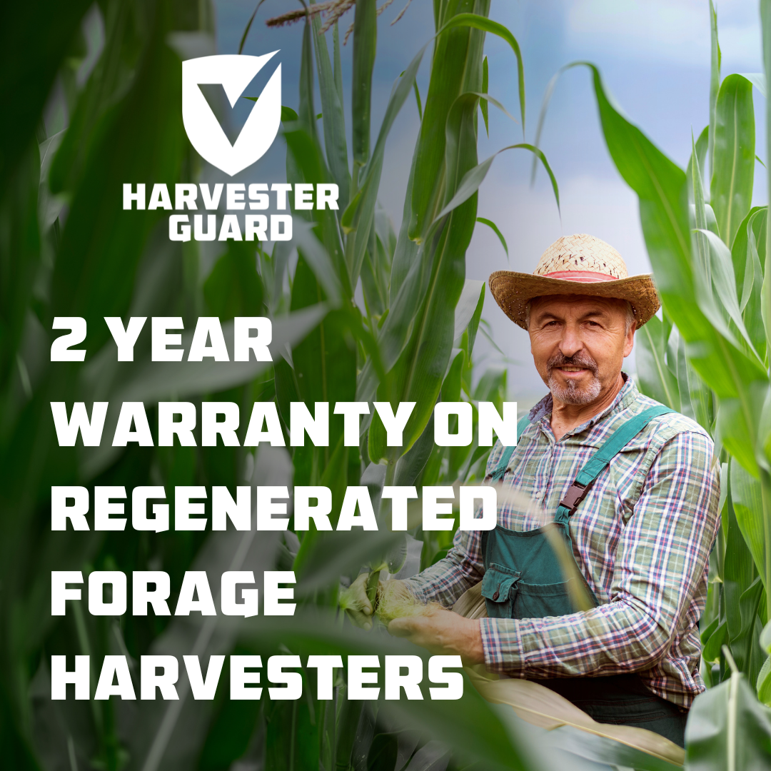 2 year warranty on used forage harvesters